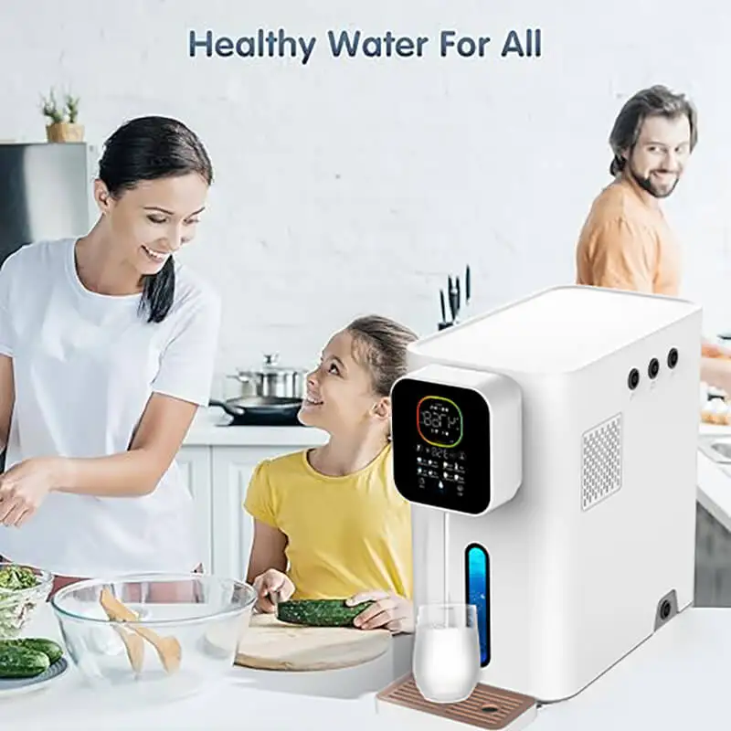 

Countertop H2 Hydrogen Rich Water Generator Alkaline Ionizer Maker Machine Home Use Hydrogen Water Hot And Cold Water Dispenser