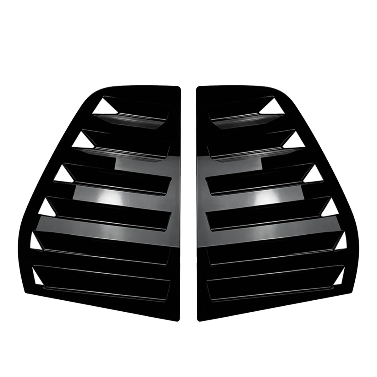 

Накладка жалюзи заднего окна автомобиля для VW Golf MK5 2003-2008, вентиляционное отверстие, совок, украшение, глянцевый черный цвет