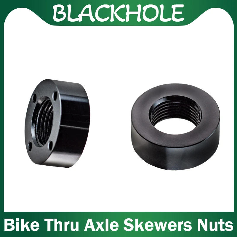 M15 Thru Axle Nut for Bike Fork 1.5 1.0 Pitch Mountain Bike Thru Axle Shaft Nuts Gravel Carbon Fork Nut Shock Fork Skewers Screw