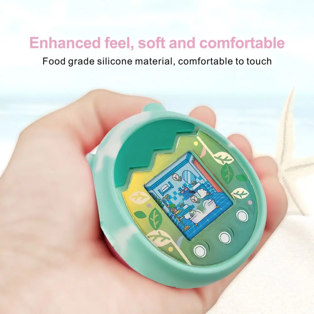 Silicone Virtual Pet Machine Case Game Accessories Anti-scratch Protective Cover Soft Shockproof Back Shell for Tamagotchi Pix