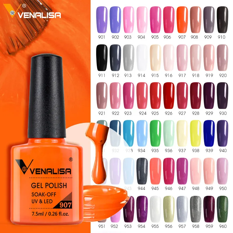 Venalisa-VIP4 네일 젤 폴리쉬 7.5ml, 신제품, UV LED 젤 바니시, 풀 커버리지, 슈퍼 텍스처, 화려한 네일 매니큐어