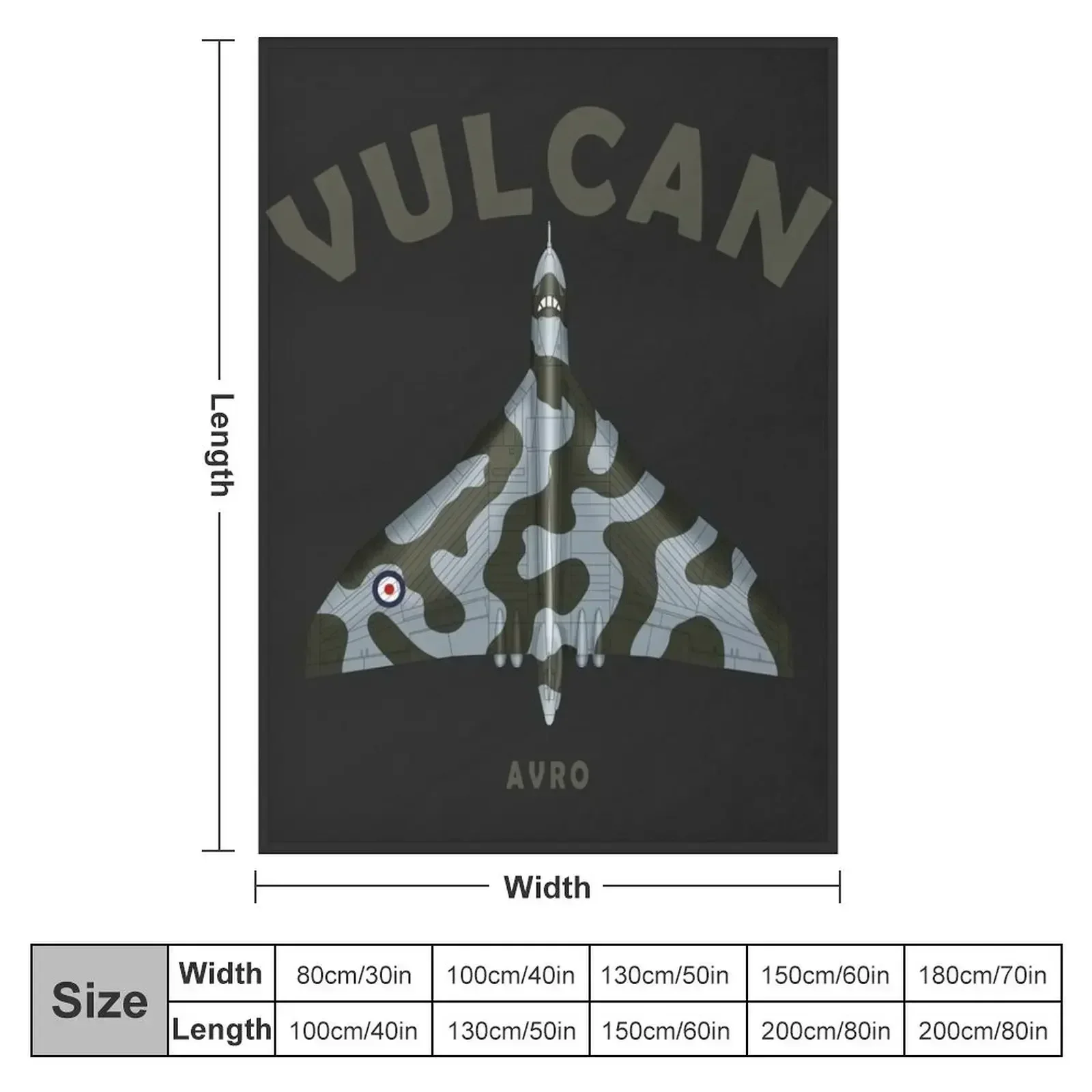 The Vulcan Bomber Blueprint Throw Blanket Vintage Blankets For Bed Blankets For Sofas Blankets