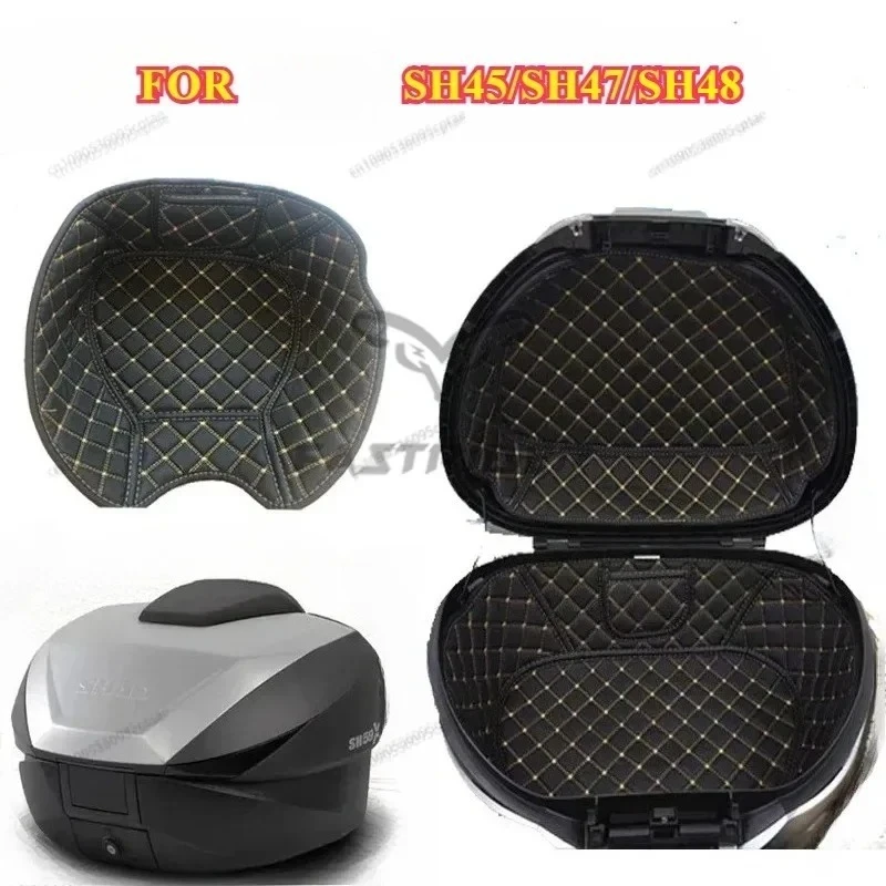 

Для SH47 SH 47 48 45 SH45 SH48 чехол для багажника, вкладыш для багажника, внутренние колодки, контейнер, хвостовая подкладка, защита аксессуаров для мотоциклов