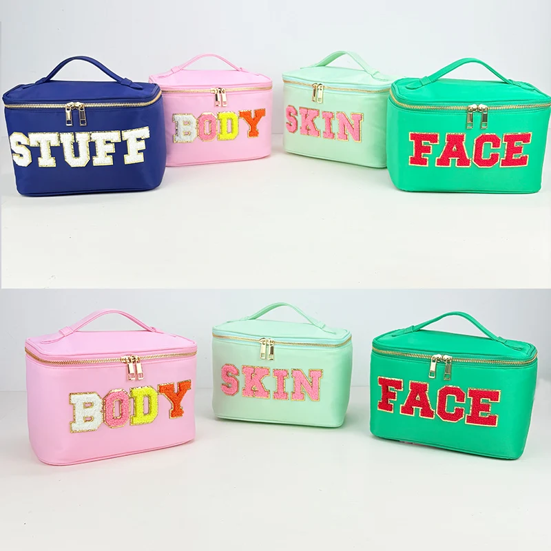 Color Letters Sticker Patch Alphabet Towel Embroidered Chenille Patches for Clothing Bags Jacket Stick on Accessories Applique