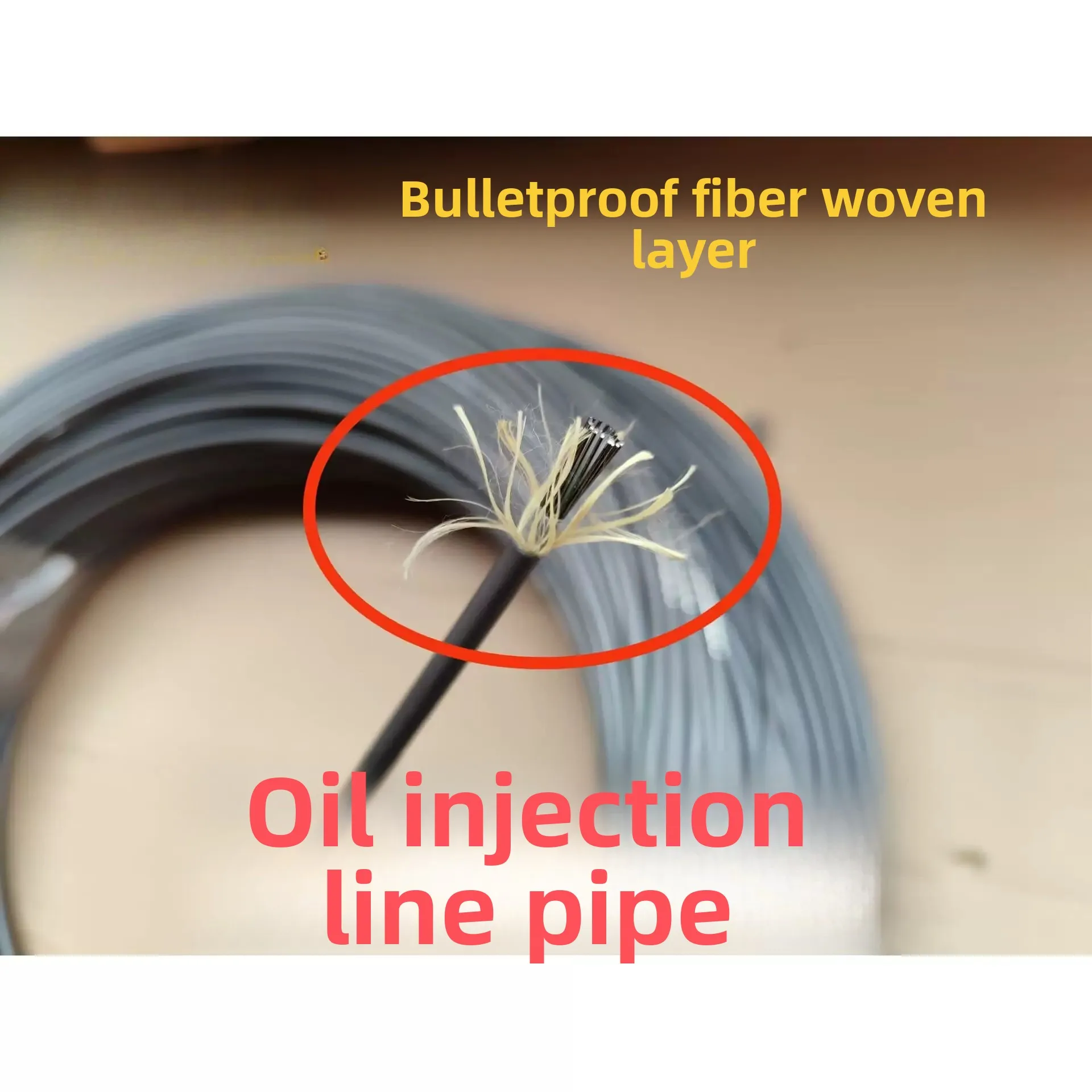 Bicycle Shift Brake Cable Housing 5MM Kevlar Oil Filled Straight Wire Universal for MTB Road Folding Bike SL Replacement