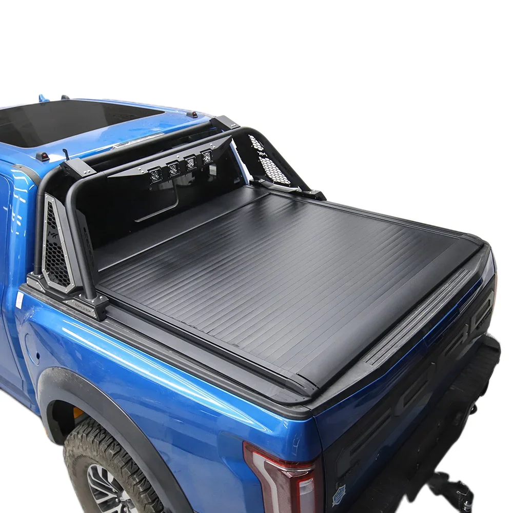 

5.5FT Truck Bed Electric Retractable Tonneau Cover For Ford F150 Raptor Tundra 2011-2022 Crew Cab Car Accessories