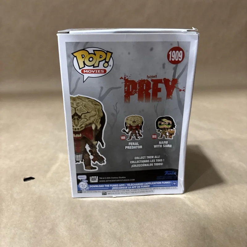 

Official Genuine Funko Pop Prey Movies Feral Predator #1909 Action Figure Statue Dolls Decor Toys Limited Edition Gifts Collect