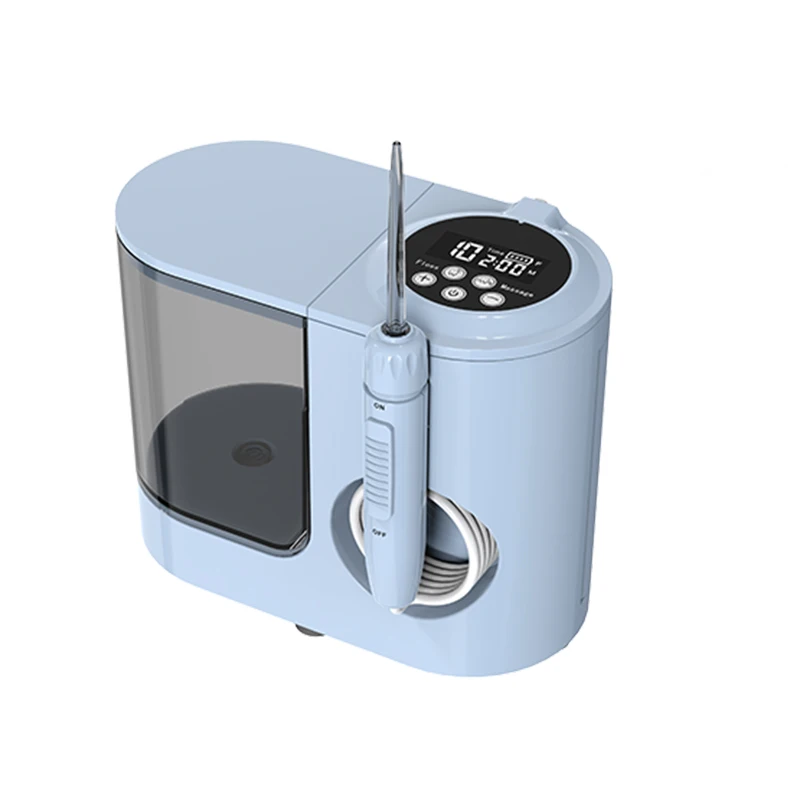 Oral Health Care Electric Desktop  Irrigator 1000ml Water Tank LED Screen 2 Modes  Care Water Flosser