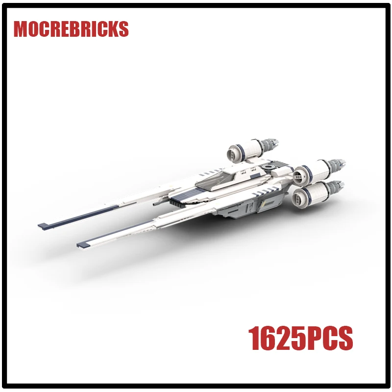 

Space War Series Casian's Uwing Interstellar Spacecraft Model Building Blocks DIY Bricks Set MOC Children's Toys Christmas Gifts