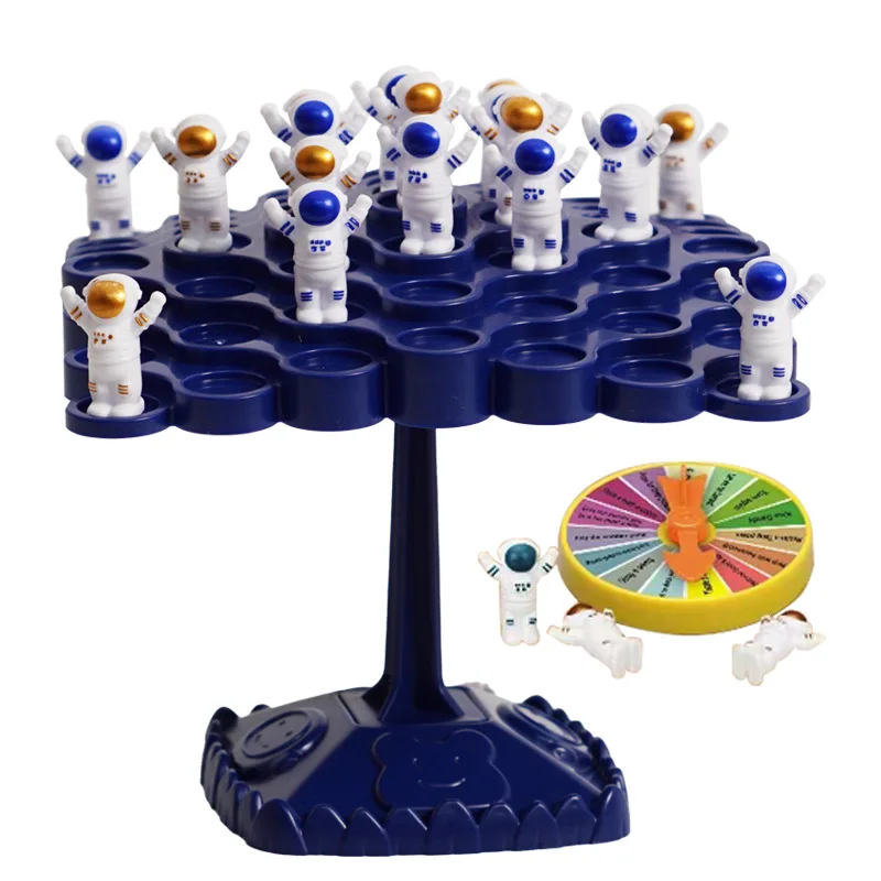 Astronauts Balance Tree Kids Balanced Board Game Parent-child Interactive Tabletop Game Baby Educational Toy Montessori Math Toy