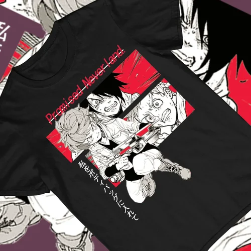 약속된 네버랜드 티셔츠, 애니메이션, 엠마, 레이, 노만, 야쿠소쿠 노 네버랜드, 신제품  Best5