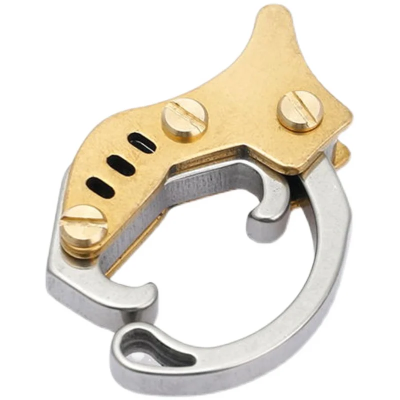 Bronze bottle opener - Compact folding beer opener. EDC tool