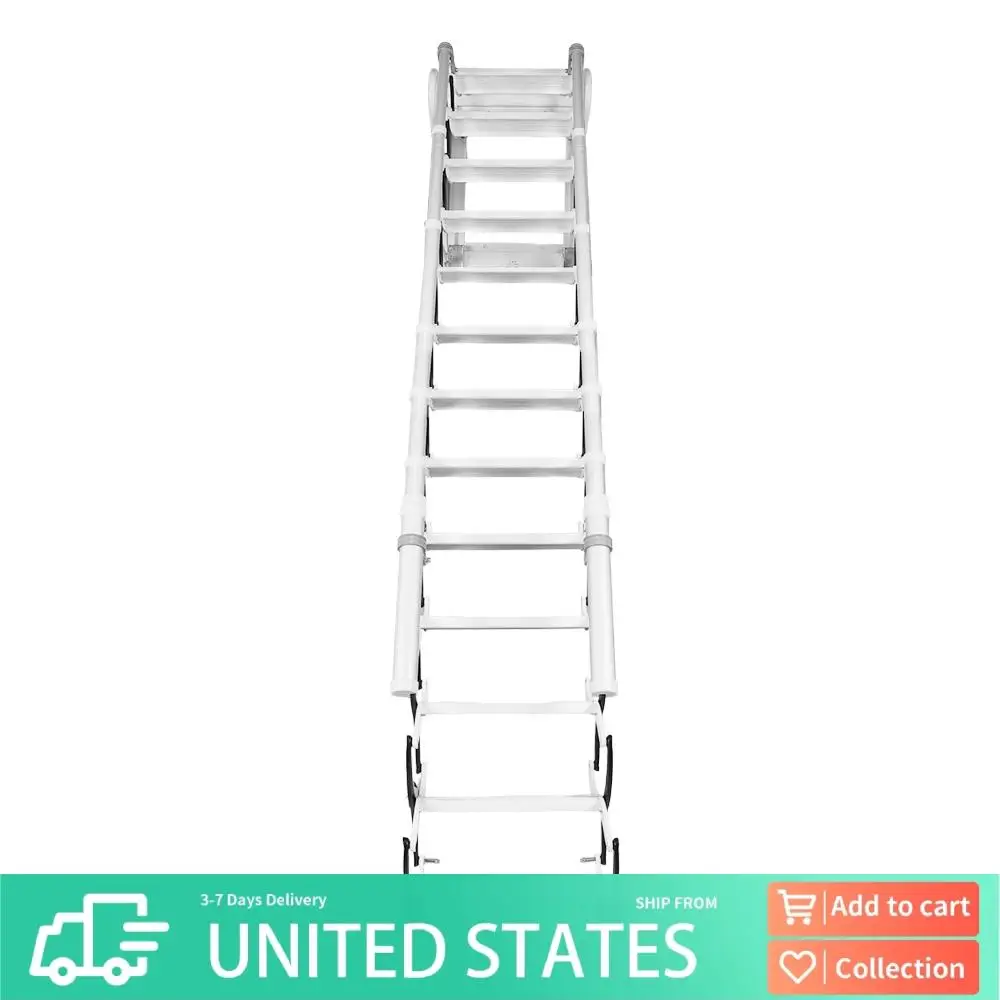 

Лестница на чердаке с поручнями, телескопическая лестница на чердаке, складная лестница для дома, дома, на открытом воздухе/магазина/подвала