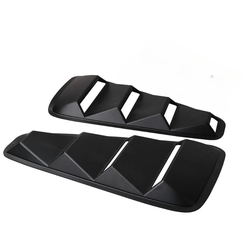 

Automotive Universal Modification for Ford Side Window Shutters Vents Black Intake Panels