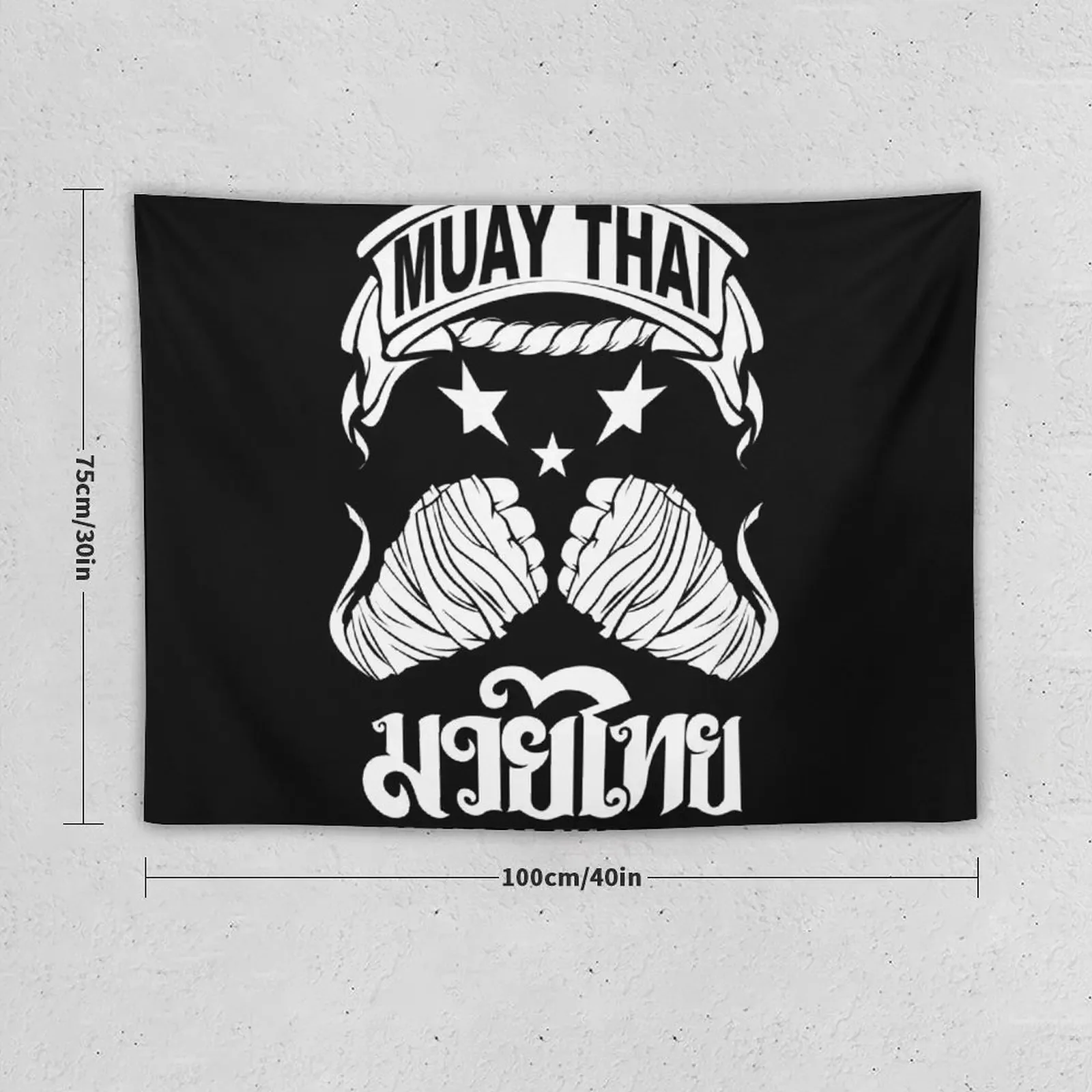 Muay Thai The Fist of King - Thailand Martial Art Tapestry Home Decorations Aesthetic Home And Comfort Decor Tapestry