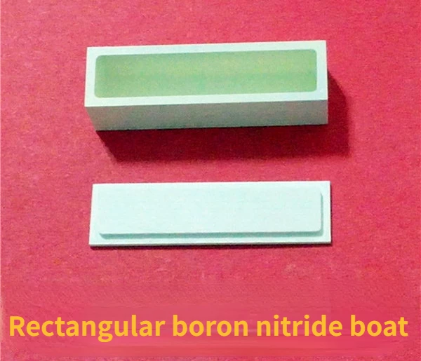 Square Rectangular Boron Nitride Crucible Boron Nitride Boat Burning Boat Metal Smelting Glass Ceramic Sintered Silicate