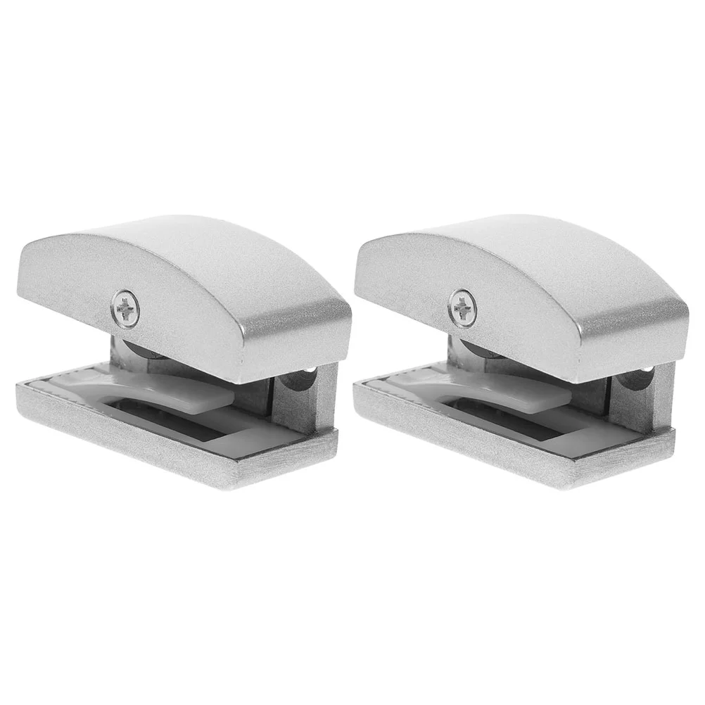 Guides de porte en alliage d'aluminium, 2 pièces, pièces de porte coulissante Anti-balançoire, acces