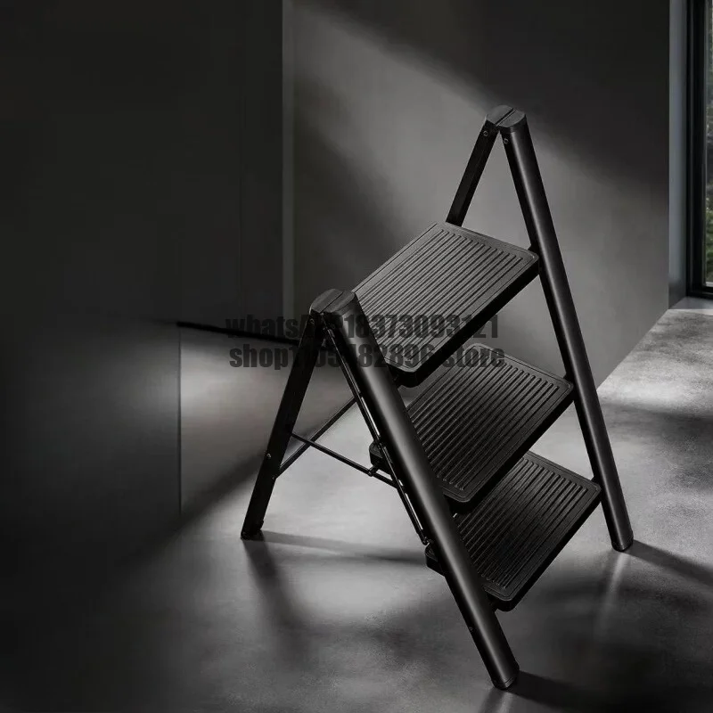 Household ladder folding ladder new small and lightweight multi-functional ladder stool widened and thickened aluminum alloy