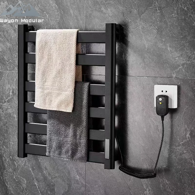 Space Aluminum Towel Rack Electric Cartridge Heater Intelligent Constant Temperature Wall Mounted Drying Rail