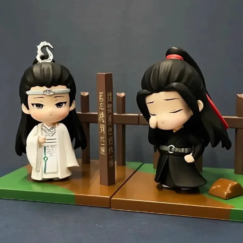 Mo Dao Zu Shi Wei Wuxian Lan Wangji شخصية الحركة ، ألعاب نموذج إصدار Q ، دمية مجموعة Kawaii ، هدية عيد ميلاد