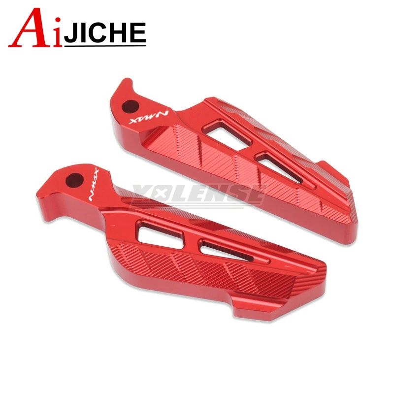 Motorcycle Accessories CNC Passenger Footrests Rear Foot Pegs Pedal For YAMAHA NMAX155 NMAX125 NMAX160 N-MAX NMAX 155/125/160 image 2