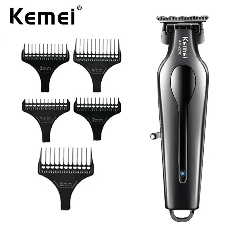 

Cordless Precision Hair Trimmer Professional Barber Edgers Hair Clipper Men Rechargeable Zero Gapped Beard Hair Cutting Machine