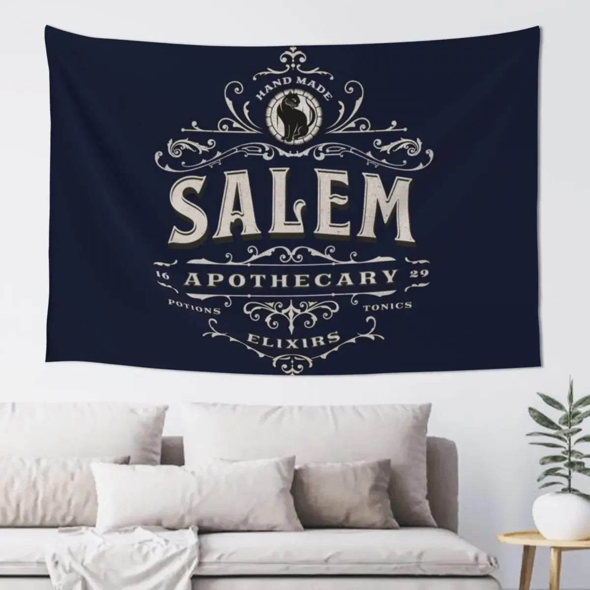

Salem Apothecary Magic Elixirs Tapestry Home Supplies Decorative Wall Mural Tapestry