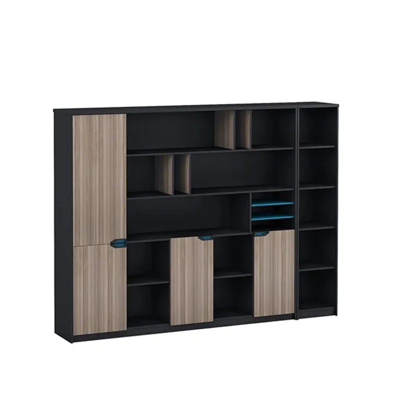

5 Tiers Document Storage Cabinets 1 Door Tall Wood Modern Waterproof & Scratch Resistant