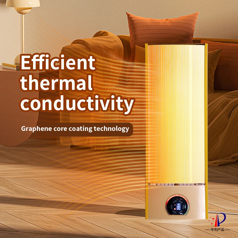 220V Electric 2200W Multi Colors Graphene Far Infrared Heater Adjustable Thermostat High Surface Temperature 17-23sqm
