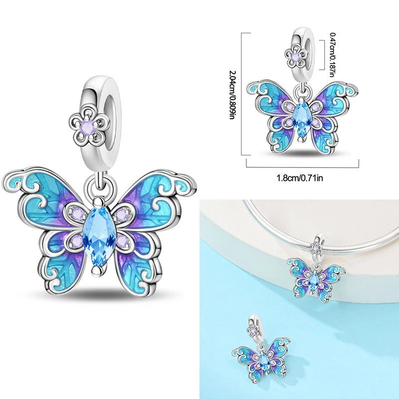 Silver Forever Love Heart Charms Beads Fit Original Bracelet Bag Keychain Earring Charm Bead Pendant Diy Women Jewelry Gift
