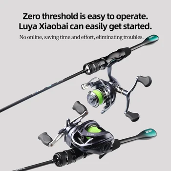 FISHINGFANS ORCA ULTRALIGHT UL SOLID TIP TAPERED HANDLE TROUT LAKE RIVER SPINNING CASTING FISHING ROD 1