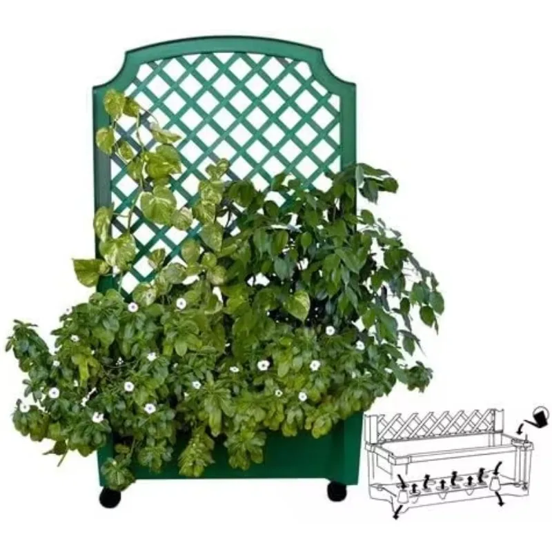 

XMSJ.Exaco 1.416Green Calypso Trellis, Зеленые кашпо