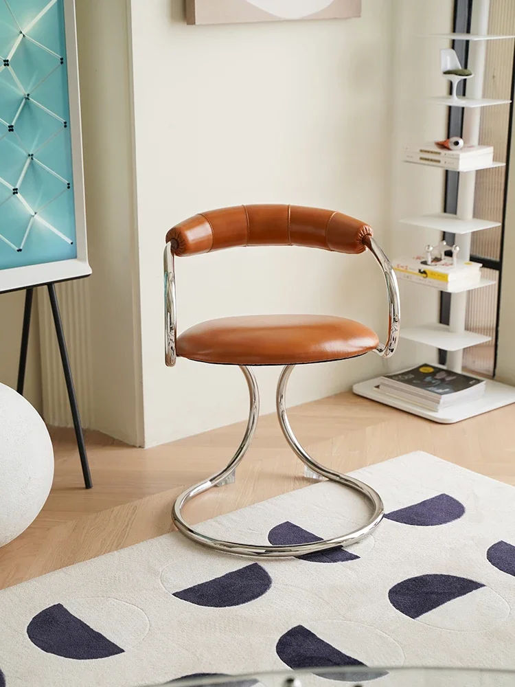 Dining Chair Nordic Designer Creative Snake Chair Home Casual Backrest Armchair
