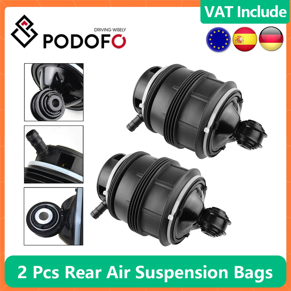 2Pcs Rear Air Suspension Bags For Mercedes Benz E Class CLS500 CLS550 E320 E300 E350 E500 E55 AMG E550 A2113200725 A2113200825