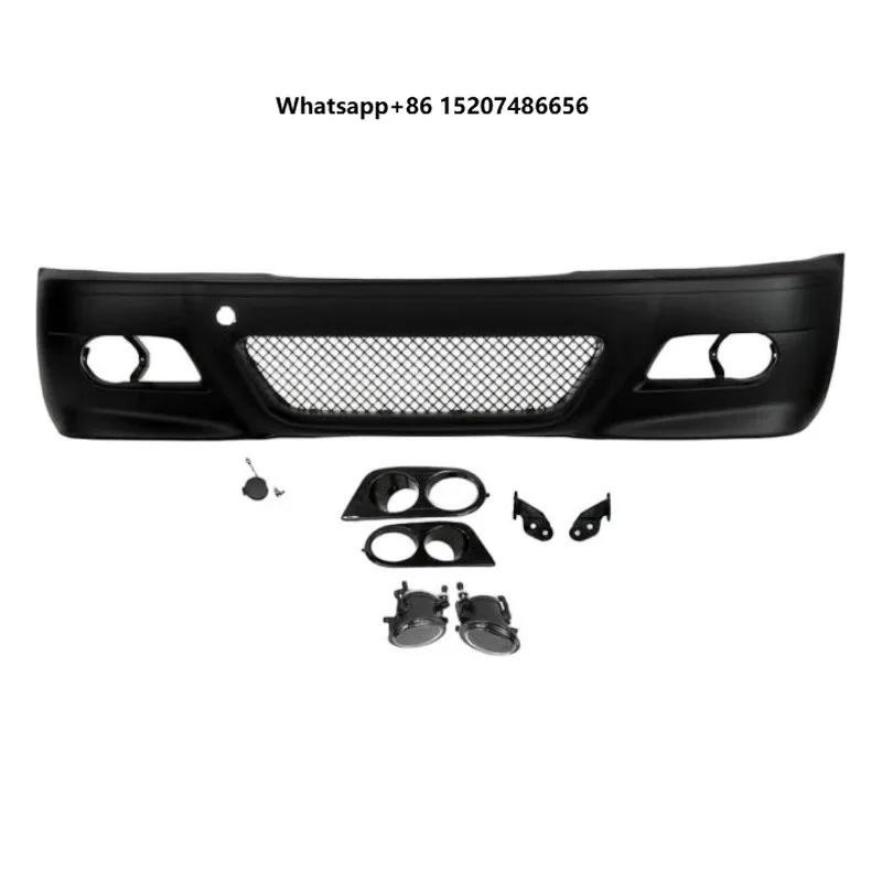 Fit E46 Bumper for E46 M3 01-03 Carbon Fiber Rearbumper Large Tail High Foot Tail Top Wing New Condition