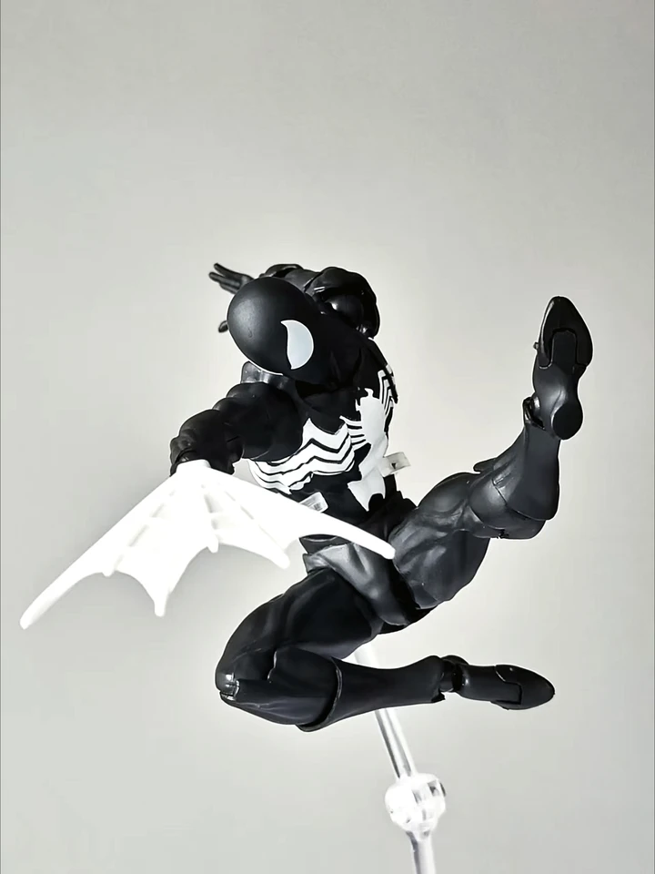 Mess Toys Black Venom Suit Spider-Man 1/12 Action Figure