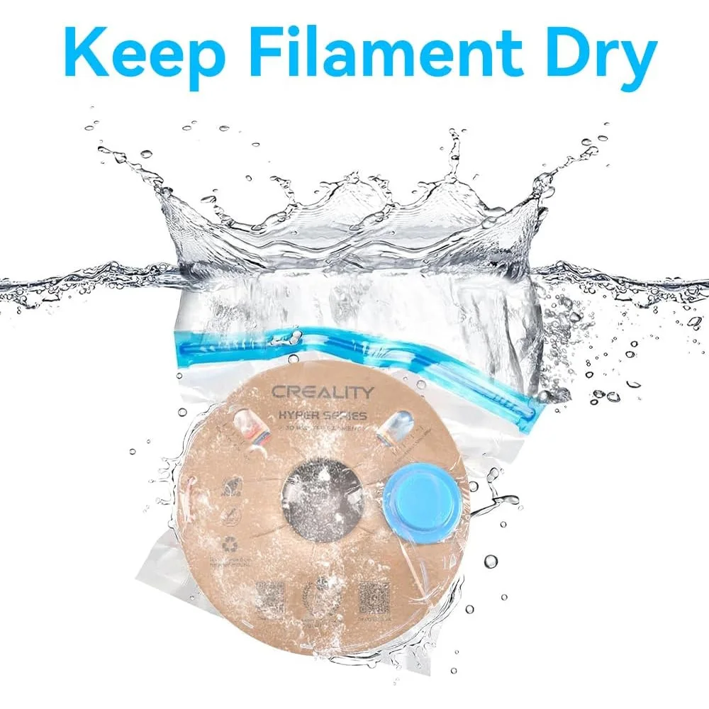 Creality 3D Printer Filament Storage Bags 35x35CM 12 Transparent Sealed Bags Dust Proof Humidity Resistant Keeping Filament Dry