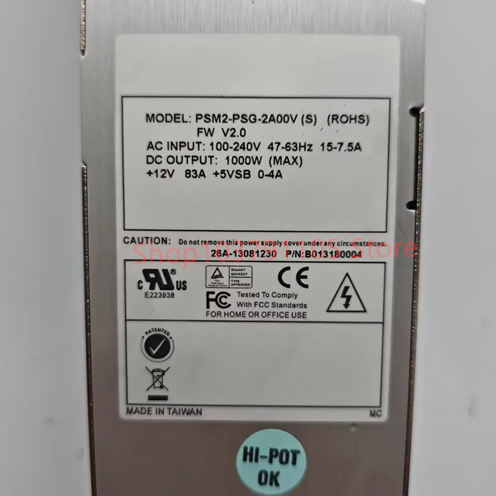 

PSM2-PSG-2A00V(S) For TWIN Server Redundant Power Supply