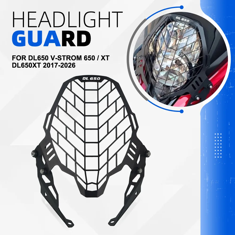 

Head Light Guard FOR SUZUKI DL650 V-STROM 650 / XT DL650XT 2017 - 2022 2023 2024 2025 2026 Motorcycle Headlight Protector Guard