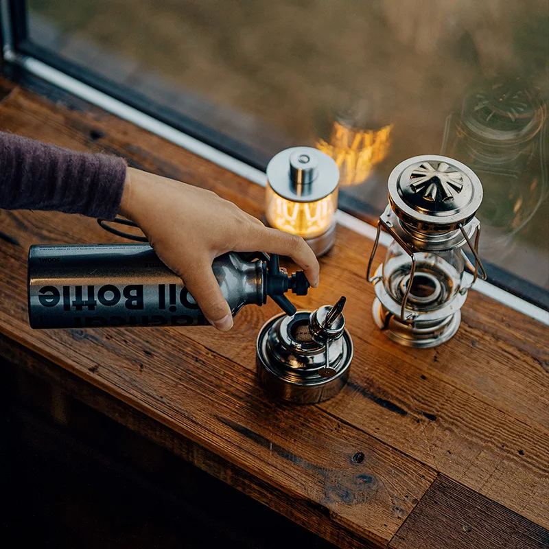 Goout Springhill Portable Tactical Fuel Can Outdoor Fuel Bottle Camping Alcohol Push-Type Kerosene Stove Fuel Storage Bottle view 3