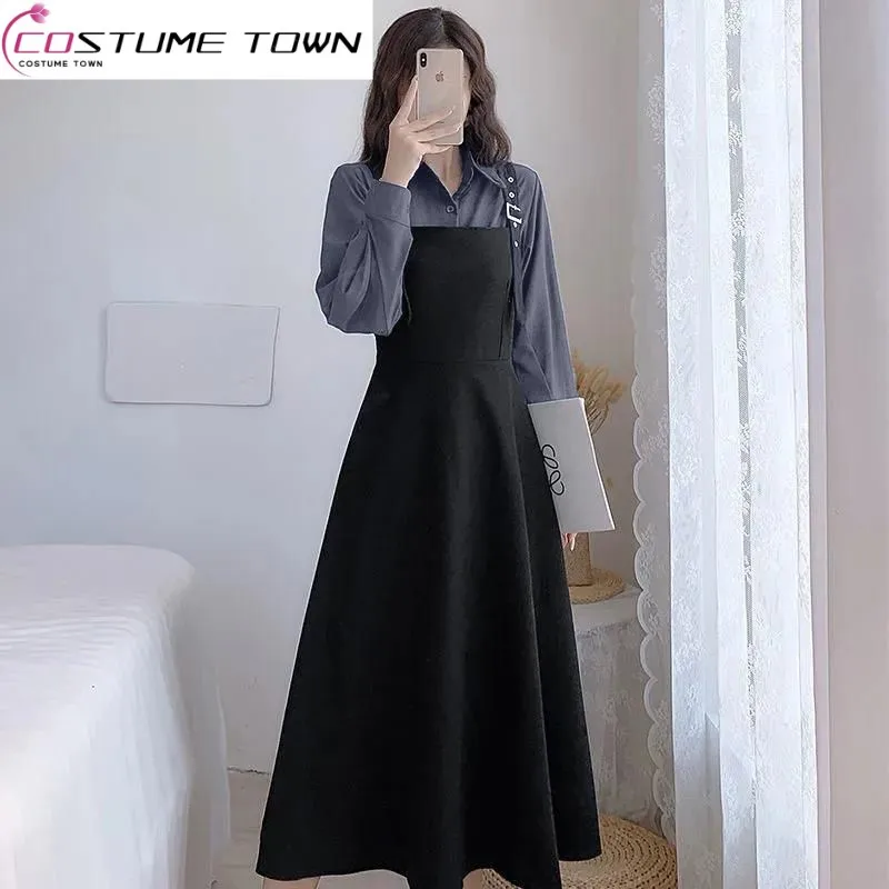 European Station Dress Set Women\'s Spring/Summer 2023 New Style Fashion Age Reducing Shirt Two Piece Set Fashion