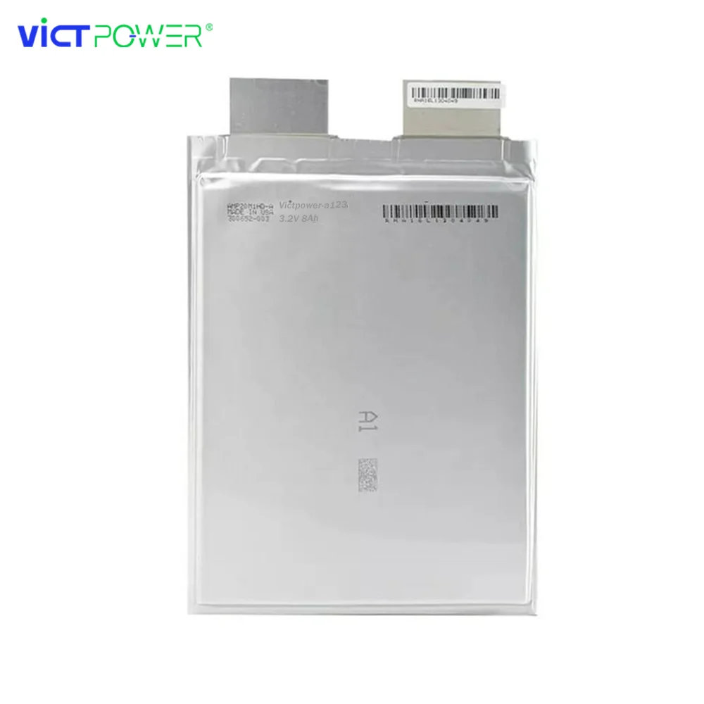 

Victpower Long Life Thin Prismatic System 3.2V8Ahlifepo4 Lithium Ion Polymer Battery for Racing Car Forklift Electric Motorcycle