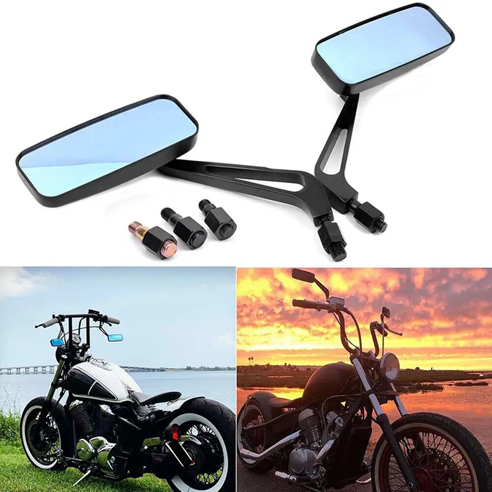 8mm 10mm Motorcycle Rear view Side Mirrors For Kawasaki Vulcan VN 800 900 1500 1600 1700 2000 Custom