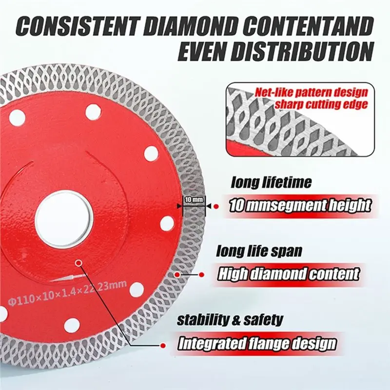 L68A Diamond Drilling Cutting Grinding Tool For Tile Saw Blade For Granite Marble Drill Bits Crowns With M14 Thread Open view 6
