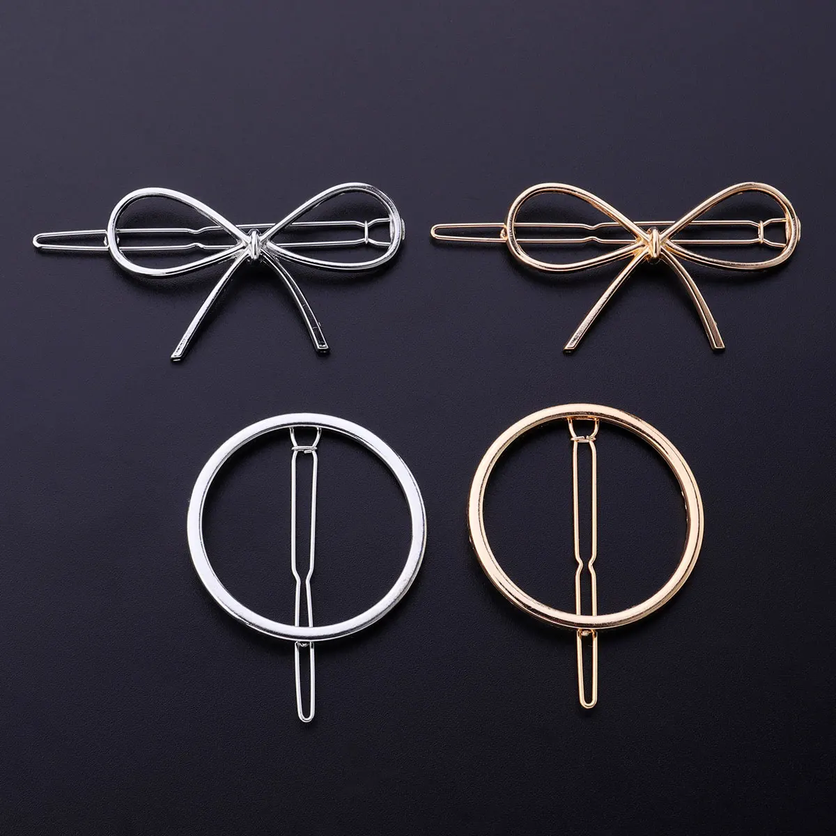 

Hair Clip Accessories Geometric Hairpins Ornaments for Lady Hairclip Woman Alloy Barrettes Bobby Women