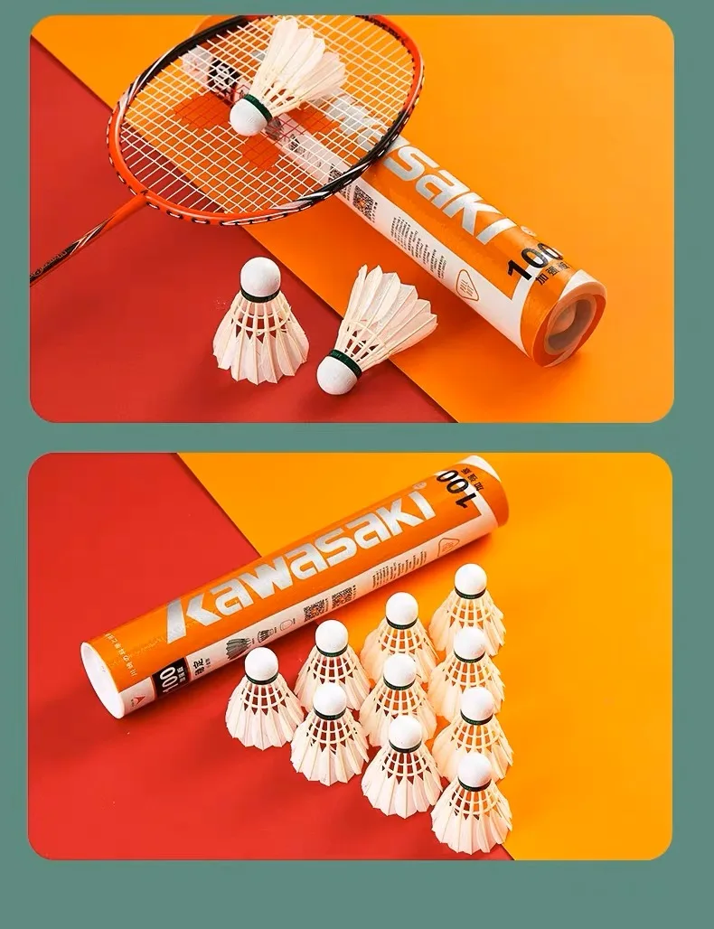 Kawasaki King Kong 500 Badminton Shuttlecocks 12-Pack