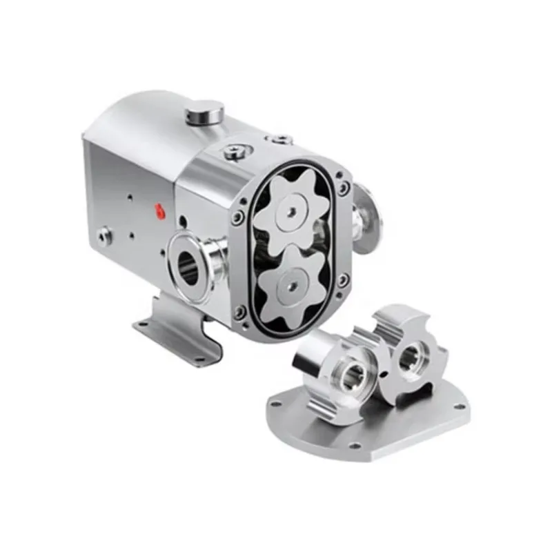 DONJOY Pump Supplier 316L Stainless Steel High Purity Mini Lobe Pump Food Grade Rotor Pump