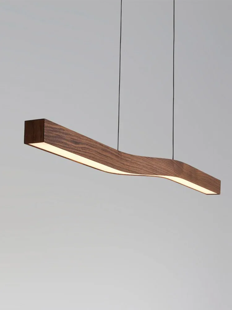 

Silent Bar Design Sense Tea Room Strip Creative Office LED Pendant Lights and Japanese Restaurant Chandeliers Room Decor