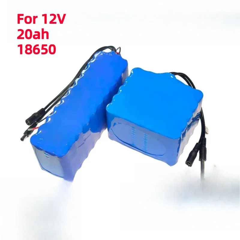 For 12V 20ah Outdoor Solar Street Light 18650 Lithium Battery Assembly Large Capacity Garden Lighting Power Box Audio