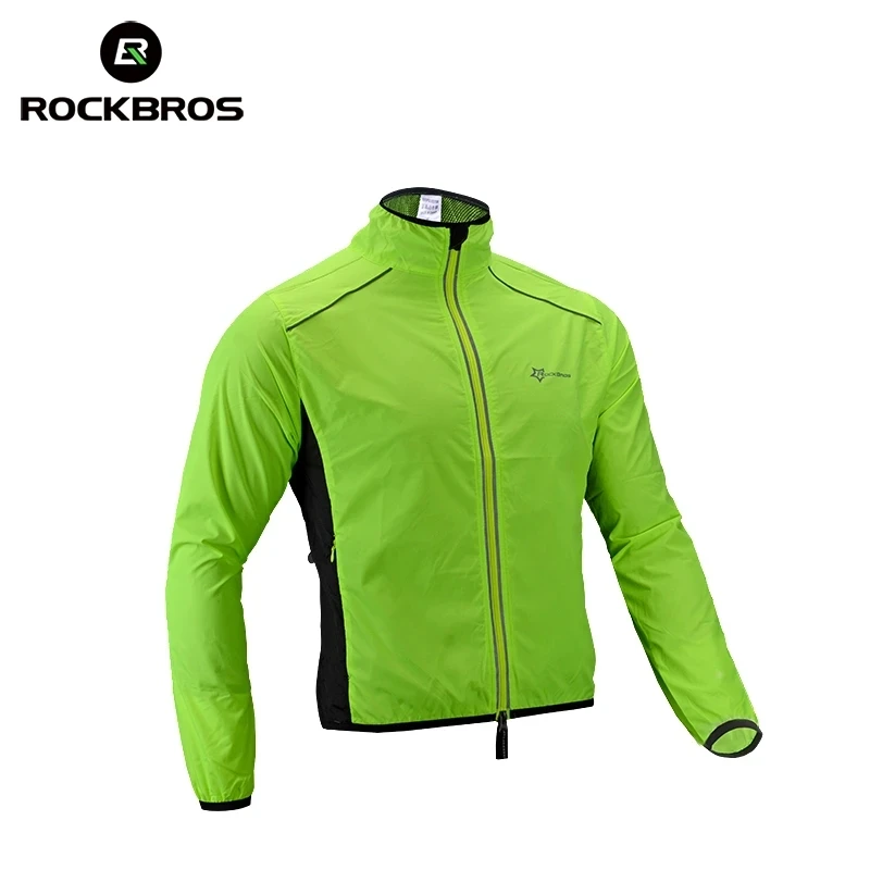 ROCKBROS Cycling Jacket Bicycle Men Jersey Breathable Clothing MTB Women Windproof Reflective Quick Dry Coat Sports Equipment